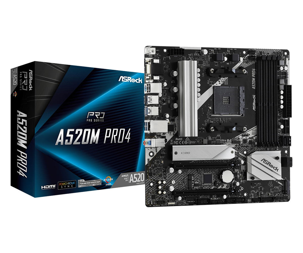 Asrock a520m phantom gaming 4 обзор